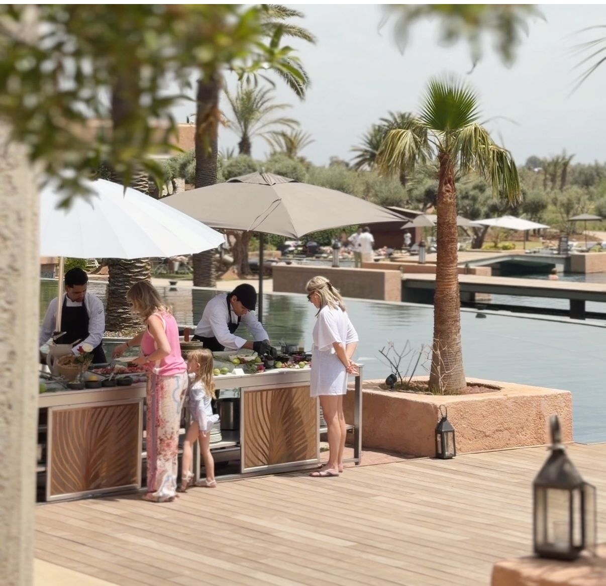Bubbles brunch du fairmont royal palm marrakech