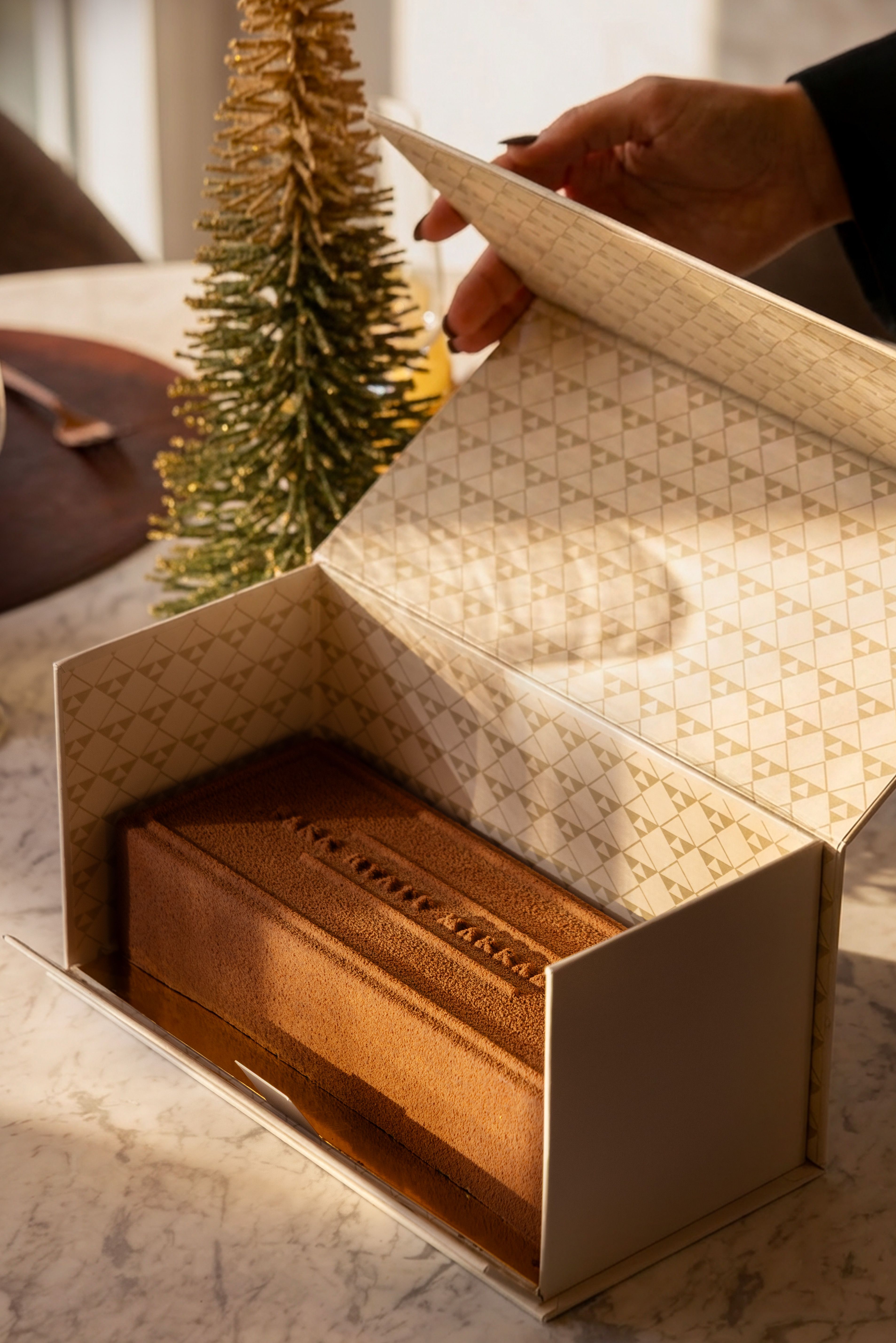 Bûche Harmonie Chocolat-Marron du Park Hyatt