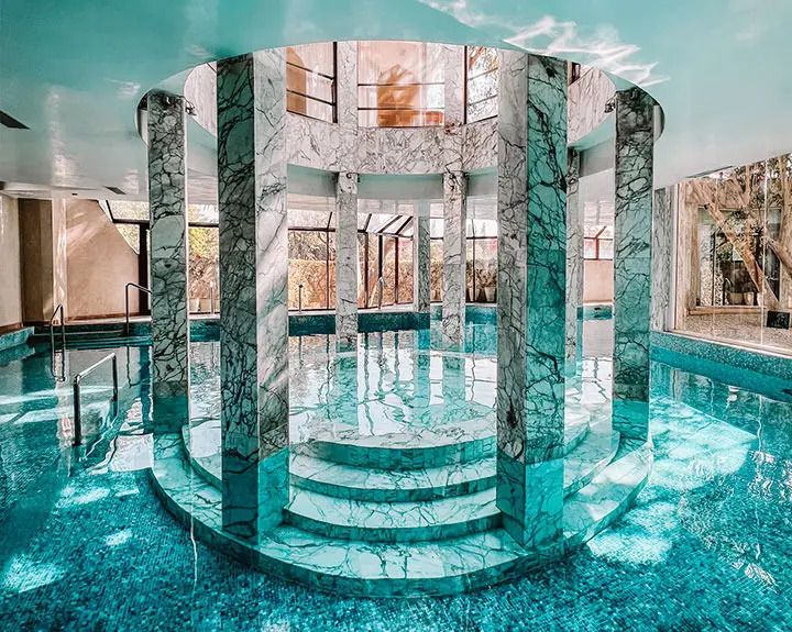 Piscine intérieure Spa Palace Es Saadi